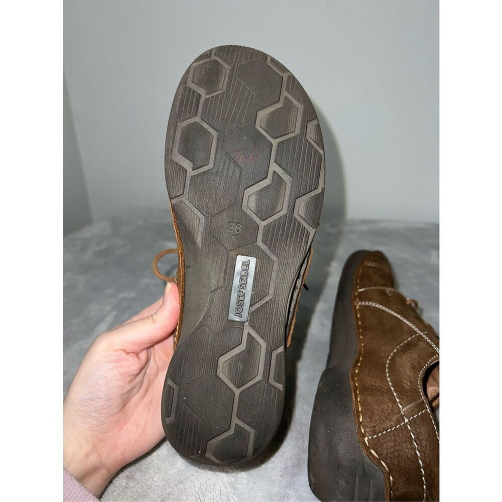 eibel Fergey Women’s Chestnut Comfort Lace Up Oxford 36 - Picture 7 of 8